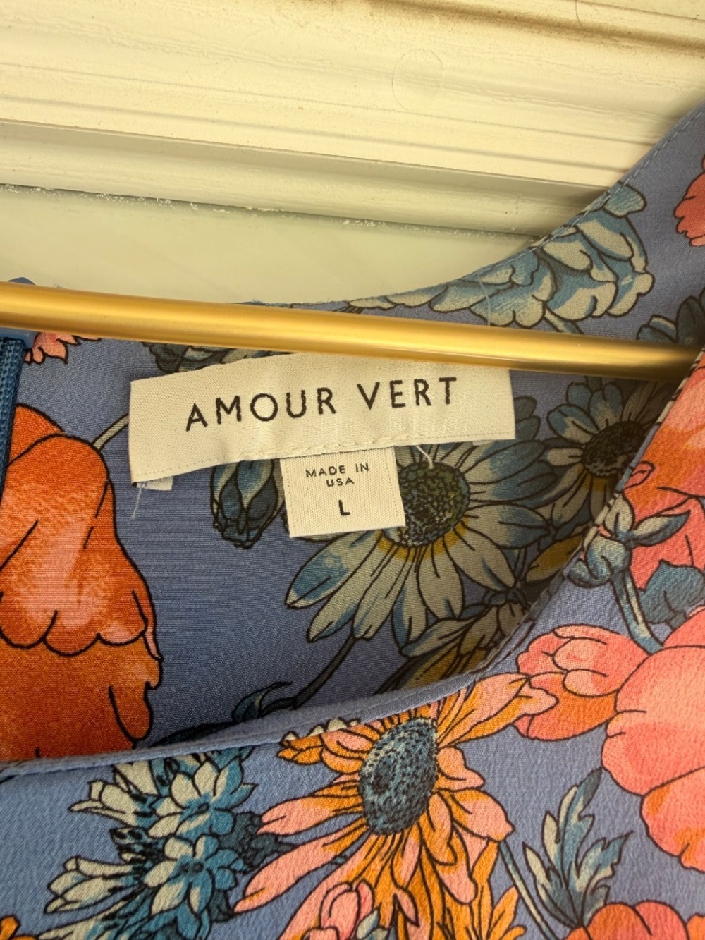 Amour Vert Silk Dress - Picture 2 of 4